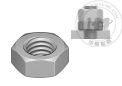 薄型18-8不锈钢六角螺母