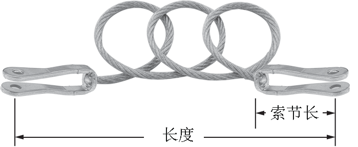 可旋转开口索节-可旋转开口索节钢丝系索绳